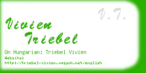 vivien triebel business card